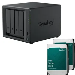 Synology DiskStation DS423+ 4 Einschübe NAS-Server Leergehäuse (DS423+) +  24 TB Synology Plus (2x 12TB)