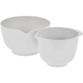 Mepal Rosti Rührschüssel-Set, weiß Kunststoff, 1,5 cm, Backen, Backhelfer, Rührschüsseln