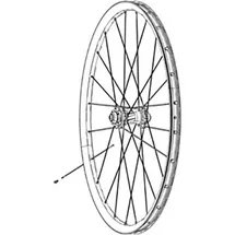 ZIPP Tubeless-Kit Tape mit 2 Universalventilen 60 mm und 1 Ventilkernschlüssel 26 mm - Schwarz - Einheitsgröße