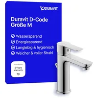 Duravit D-Code Einhandmischer Chrom