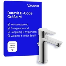 Duravit D-Code Einhandmischer Chrom