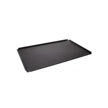 Schneider Backblech, Tyneck 400x600 mm, Rand 45 ° mit offenen Ecken, mit Lochung
