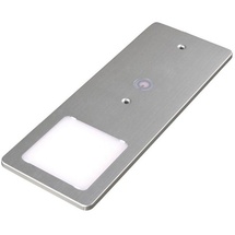 Kalb Material Für Möbel kalb LED Unterbauleuchten silber 5W- sehr flache Küchenleuchte Touch-Dimmfunktion Einbaustrahler Einbauspot, Auswahl:1er Set warmweiss