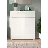 INOSIGN Schuhkommode »CAPRI, Höhe 97cm, 2 Türen, 1 Schubkasten, ink. eingefasster Griffmulde«, Schuhschrank, Kommode, Anrichte, Sideboard, Schrank, Dielenschrank