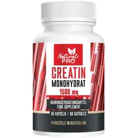 natural pro Creatin Monohydrat 1500 mg Kapseln 52 g