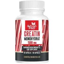 natural pro Creatin Monohydrat 1500 mg Kapseln 52 g