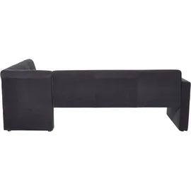 exxpo - sofa fashion Essbank »Barista, bequem und elegant, hohe Bodenfreiheit,« Eckbank Barista bequem und elegant, hochwertige Detailverarbeitung schwarz, - SOFA FASHION