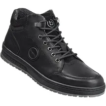 Bugatti Lederstiefelette Herren Schwarz 40