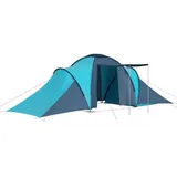 vidaXL Campingzelt 6 Personen Blau und Hellblau