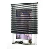 LIEDECO PVC-Jalousie Lamellen 25mm (50x220cm) schwarz 220 x 50