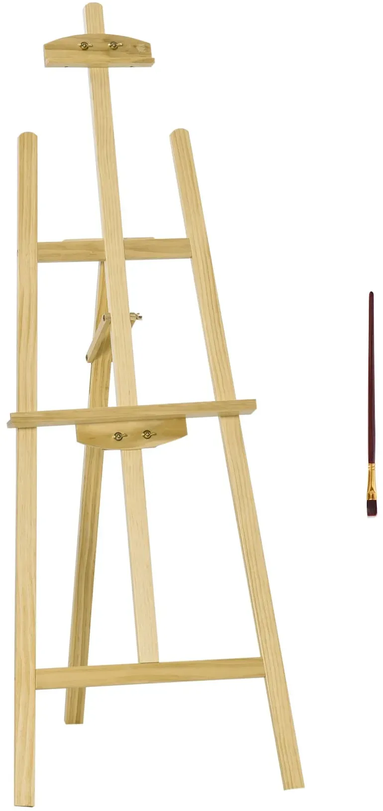 HOMCOM Staffelei Kiefernholz