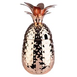 APS 93334 Becher "PINEAPPLE", 9 cm, Höhe 19 cm, 0,5 Liter, Edelstahl, Kupfer-Look