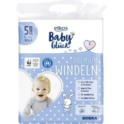 elkos Baby Glück Premium Windeln 5 Junior 11-16KG 36ST