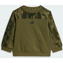 adidas Seasonal Essentials Camo Trainingsanzug Grün 104