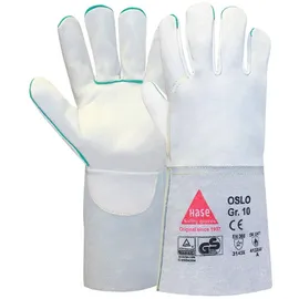 Hase Safety Gloves Hase Oslo K Schweißerhandschuh aus Rindnarbenleder Größe 10