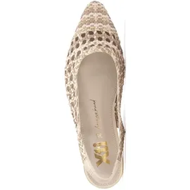 Xti - Ballerinas Damen Beige - Bequeme und vielseitige Schuhe - Casual Mode - Modell 14530001 (Größe 38) Braun, Wohnung, 1 bis 3 cm, Keine, Lässig