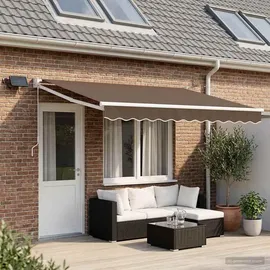 vidaXL Gelenkarmmarkise 150 cm schwarz