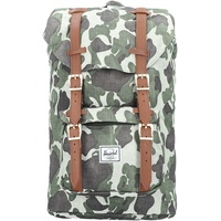 Herschel Little America Mid-Volume frog camo/tan synthetic leather