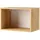 Lomadox Wandregal 50 x 32,5 x 30 cm Eiche Gold/Weiß