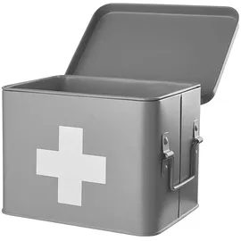 BUTLERS Medikamentenbox 23 x 17 x 16 cm 1-tlg. Grau