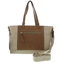 Gabor Ava Damen Shopper in Beige, Größe 1 - 37,5x15,5x24,5