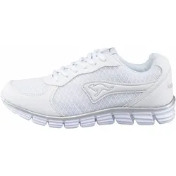 Sneaker KANGAROOS "K-1st Run", Gr. 37, weiß, Textil, Synthetik, sportlich, Schuhe