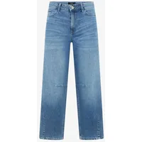 Zero Damen Modern fit Jeans mit Waschung 40, Middle Blue Denim - 40W