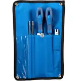 pferd tools Kettensägenschärf-Set 4,8 mm 3/16 für Kettenteilung .325 in Rolltasche