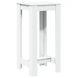 vidaXL Bartisch 51 x 50 x 103,5 cm Weiß
