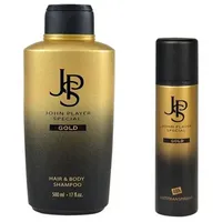 John Player Special GOLD Hair & Body Shampoo 500 ml + Deo Spray 150 ml
