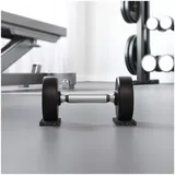 vidaXL Hantel Gummiwalze 500 x 10 x 1 cm schwarz