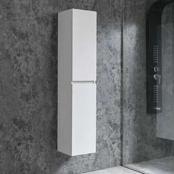 DM-San Duschmeister Hochschrank 30 cm Sano 536, weiß - Badmöbel