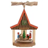 Richard Glässer GmbH Seiffen Richard Glaesser Wärmespiel Haus Weihnachtsmann aus Seiffen im Erzgebirge