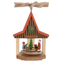 Richard Glässer GmbH Seiffen Richard Glaesser Wärmespiel Haus Weihnachtsmann aus Seiffen im Erzgebirge