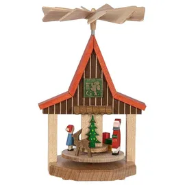 Richard Glässer GmbH Seiffen Richard Glaesser Wärmespiel Haus Weihnachtsmann aus Seiffen im Erzgebirge