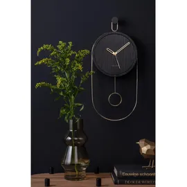 Karlsson Wanduhr schwarz | Gr.: onesize