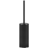 GESSI Inciso Stand-WC-Bürstengarnitur, Behälter Schwarz matt, 58544299, Farbe: Schwarz