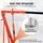 Vevor Wagenheber Stahl 3 t orange