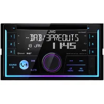 JVC KW-DB93BT Doppel-DIN CD Radio Digitalradio DAB+ inklusive Antenne Bluetooth-Freisprechfunktion