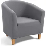 Perle Rare - Ahlsen Sesselbezug, Jacquard-stretch-sofabezug Für Wannensessel (badestuhlbezug, Hellgrau)