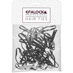 Efalock Rasta Haargummi dick/groß schwarz 100 Stück