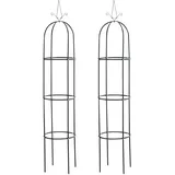 CLP Rosensäule Romantika V2 38 x 190 cm Schwarz