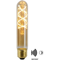 LED-Lampe E27 Röhre T30 4W 2.200K amber Sensor