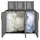 pidema.it Niedrige Polypropylen-Schrank 102 x 37 x 84 cm Grau