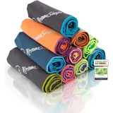 NirvanaShape Mikrofaser Handtuch - Reisehandtuch, Badetuch für Urlauber - kompakte, schnelltrocknende Microfaser Handtücher als Strandtuch, Sporthandtuch - für Reisen, Camping, Sport - 50 x 30 cm