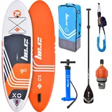 Zray Aufblasbares Stand Up Paddle Board X0 Komplettset Orange 275 x 76 x 13 cm inkl. Zubehör