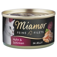 Miamor Feine Filets Huhn & Schinken 48 x 100