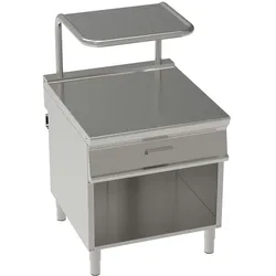 Tisch mit 1 schublade und boden auf einem offenen gestell - 800x900x900 mm - 38307693 Eurast