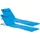 [en.casa] Strandmatten-Set 160 x 42 cm Blau