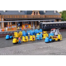 Kibri Deko-Set Gepäckwagen 37530 N